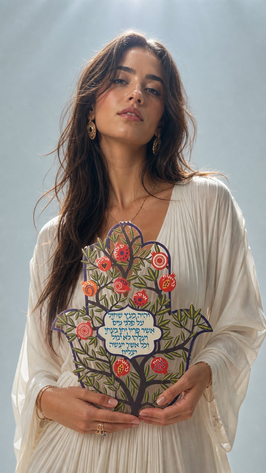 AI product shot of חמסה והיה כעץ שתול - P-14-T