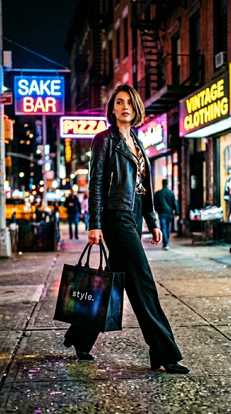 AI product shot of Tote Bag "STYLE"
