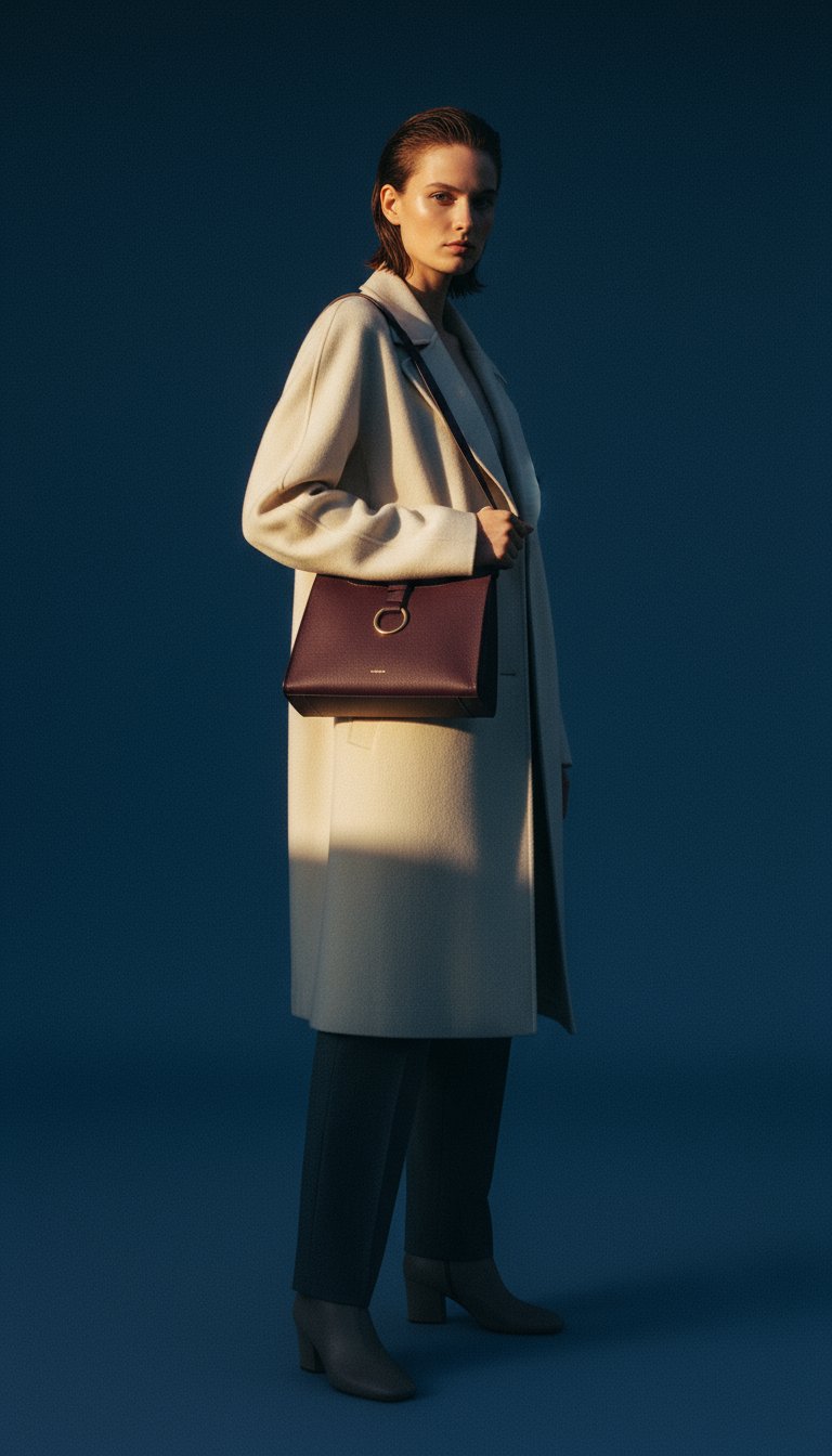 AI product shot of Double Loop Bag
