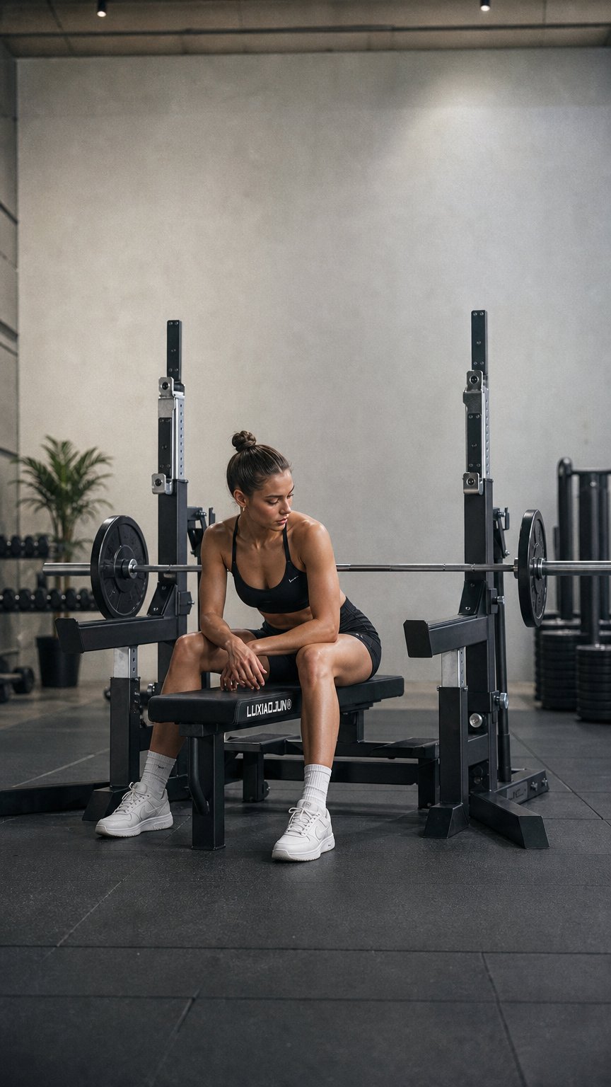 AI product shot of LUXIAOJUN Competition Power Rack