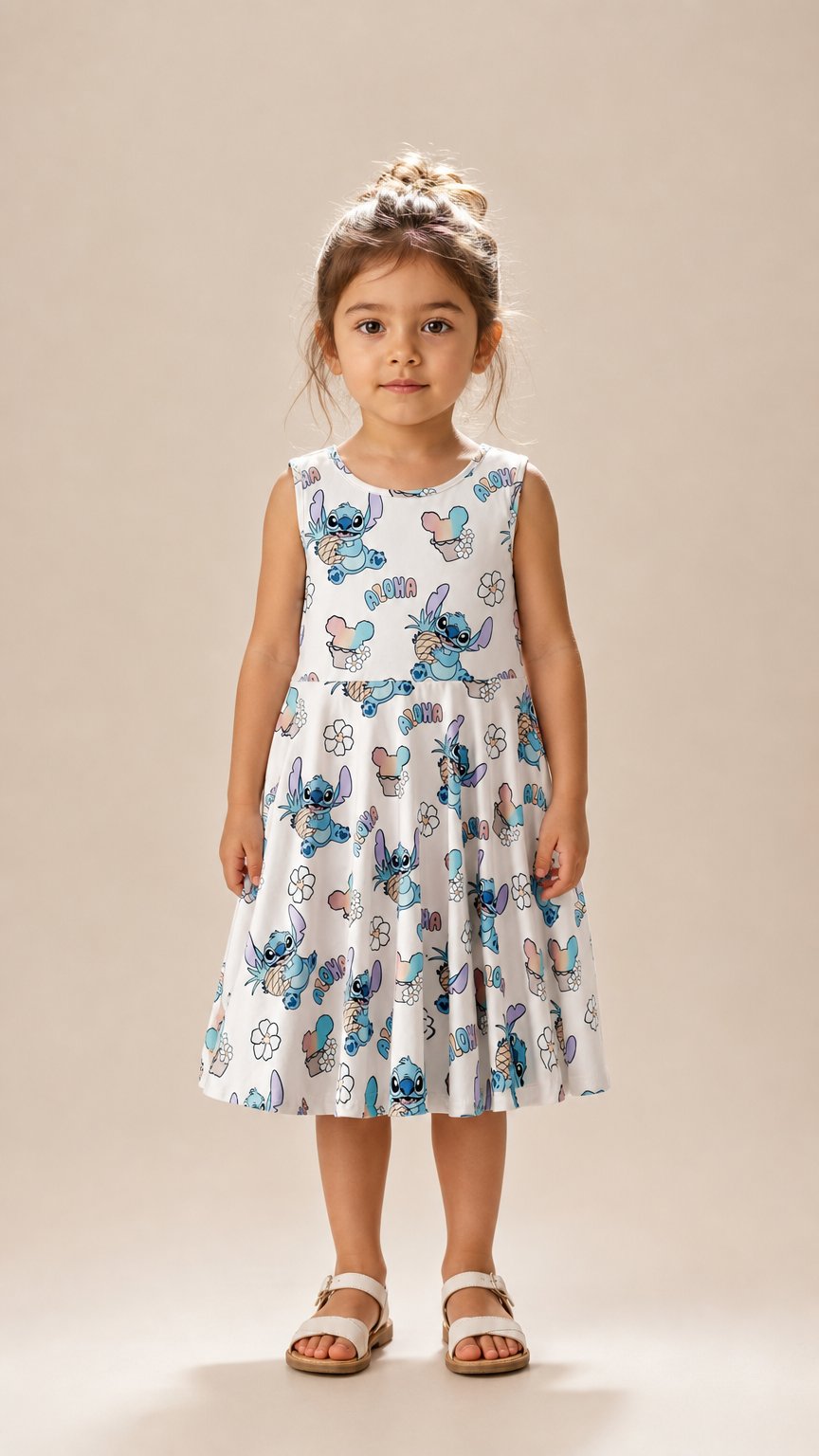 AI product shot of Stitch Island Aloha Skort Dress