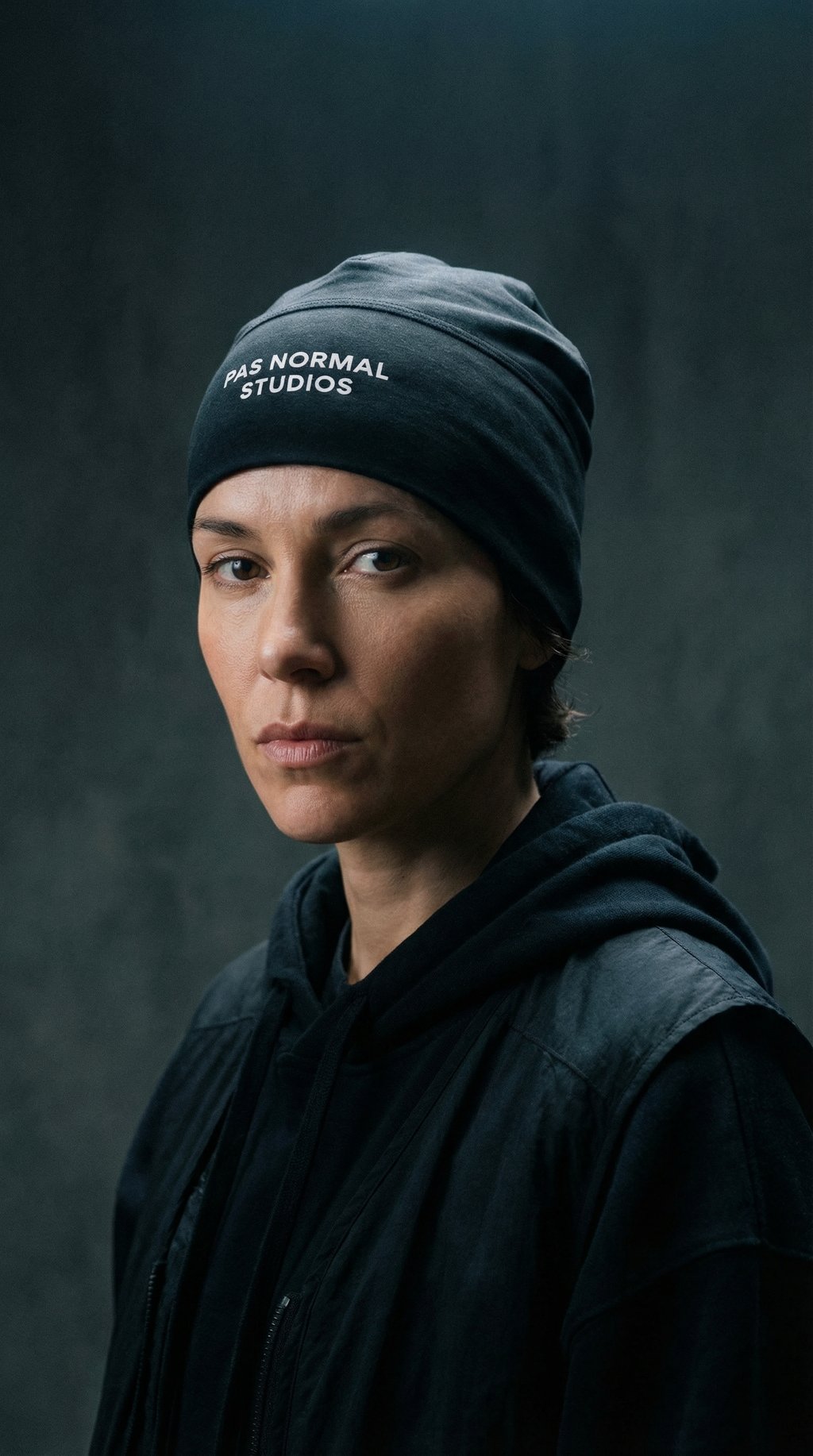 AI product shot of Logo Cycling Beanie