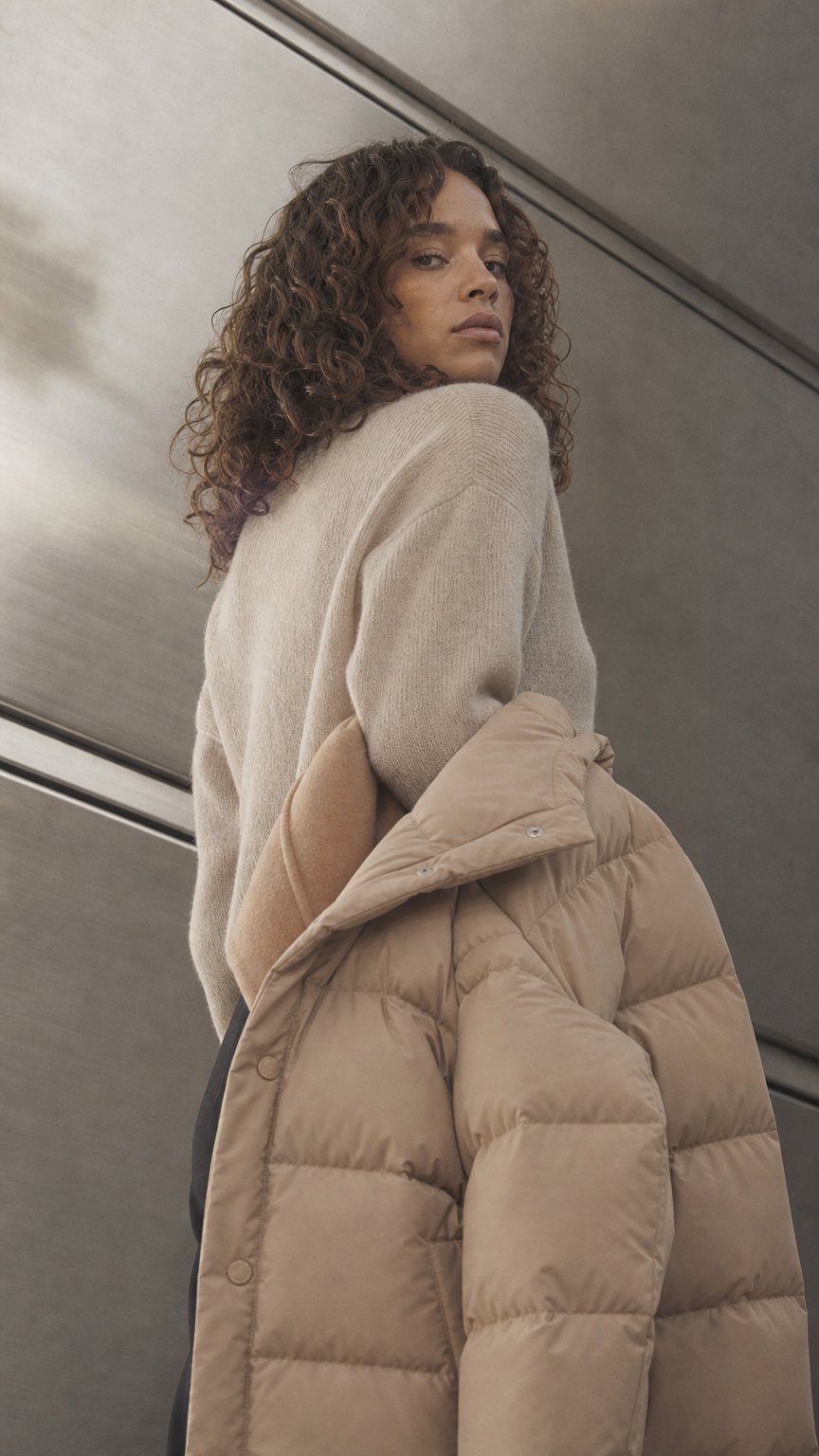 AI product shot of Henderson Puffer - Camel