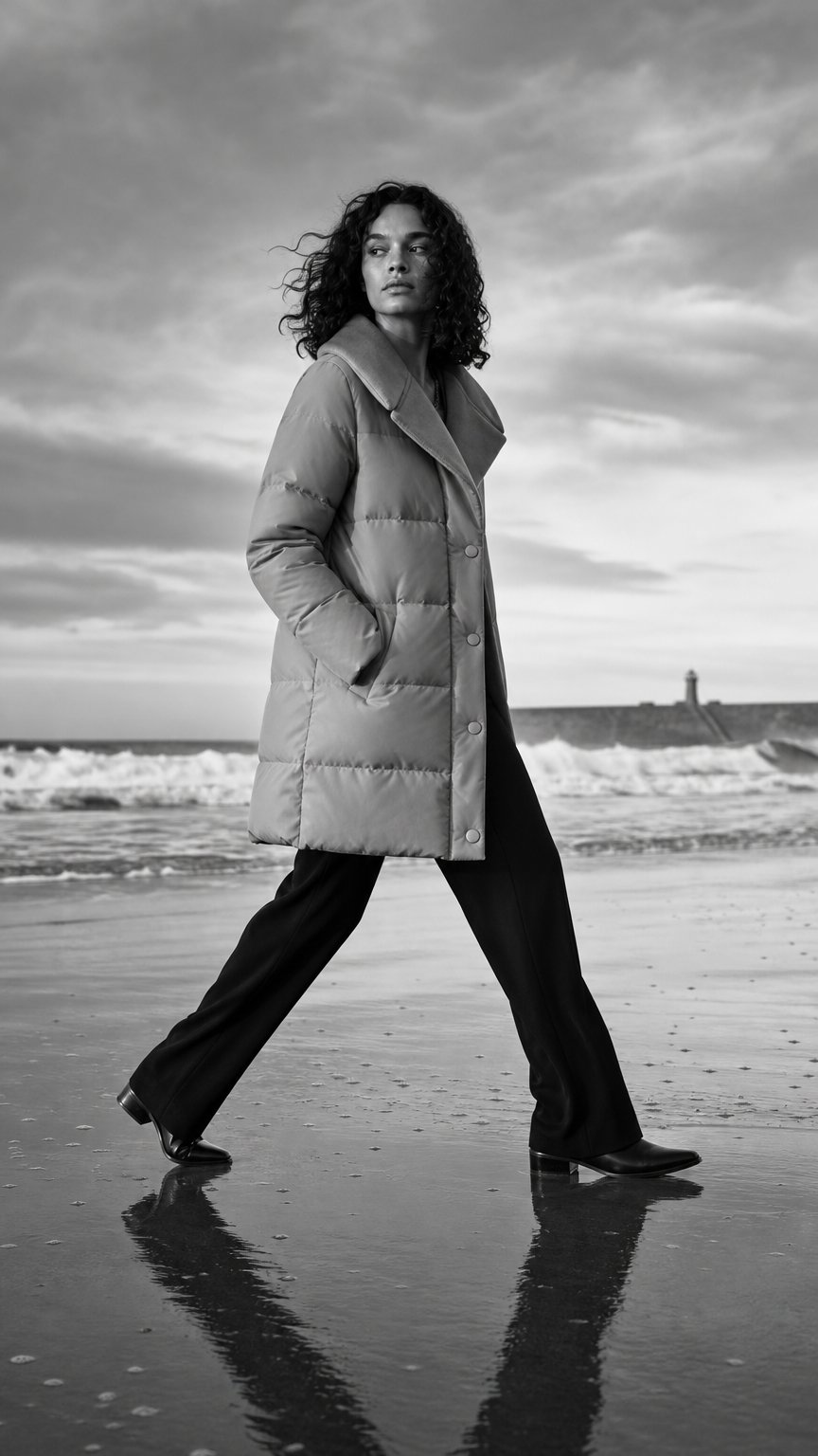 AI product shot of Henderson Puffer - Camel