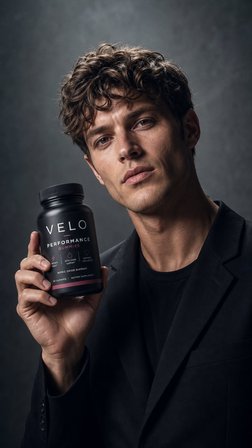 AI product shot of VELO Performance Gummies