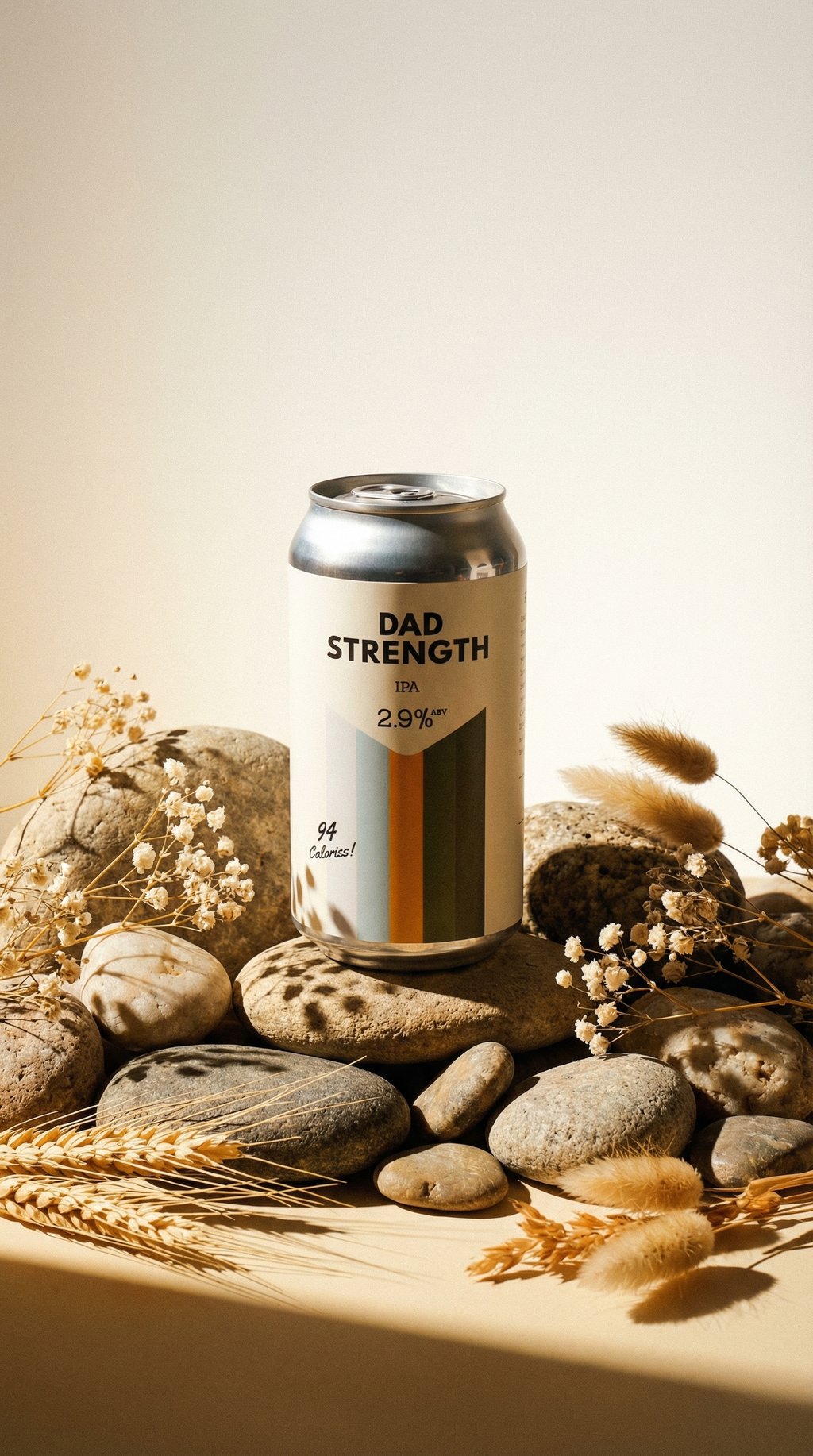 AI product shot of Dad Strength IPA