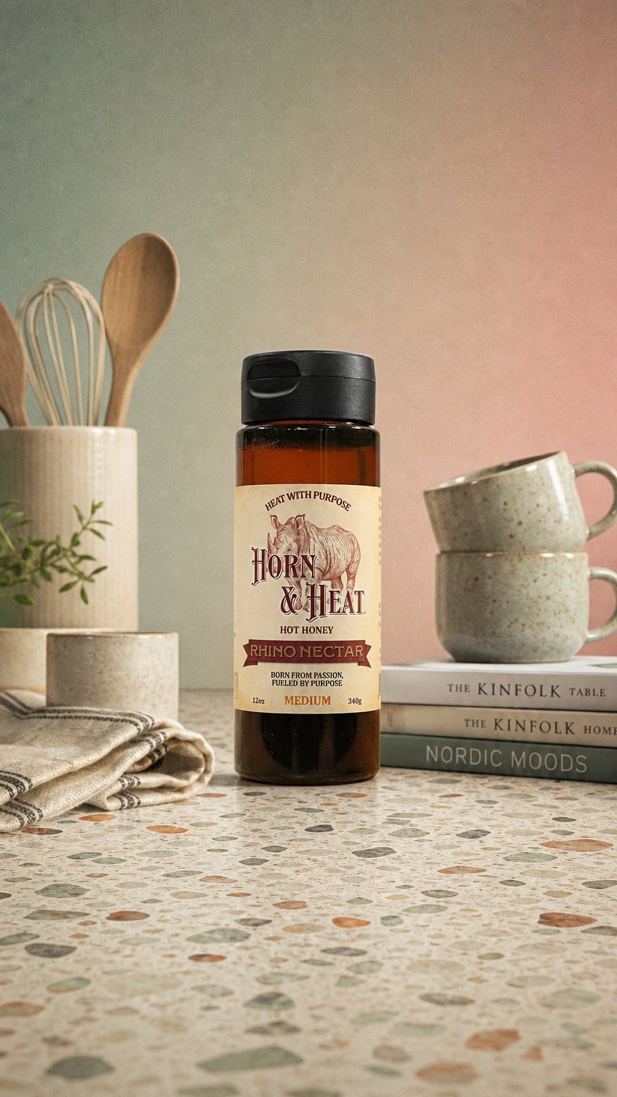 AI product shot of Rhino Nectar