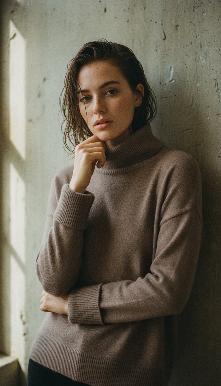 AI product shot of The Vera Sweater