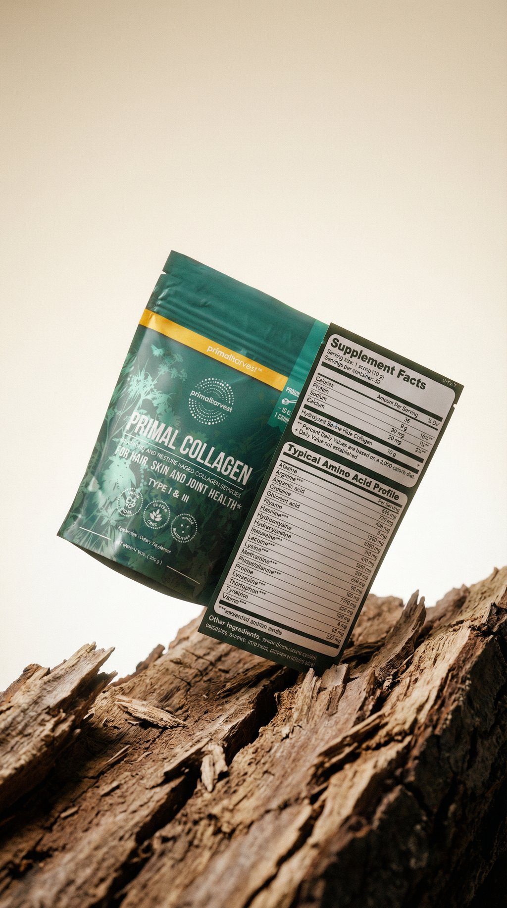 AI product shot of Primal Daily Morning Essentials