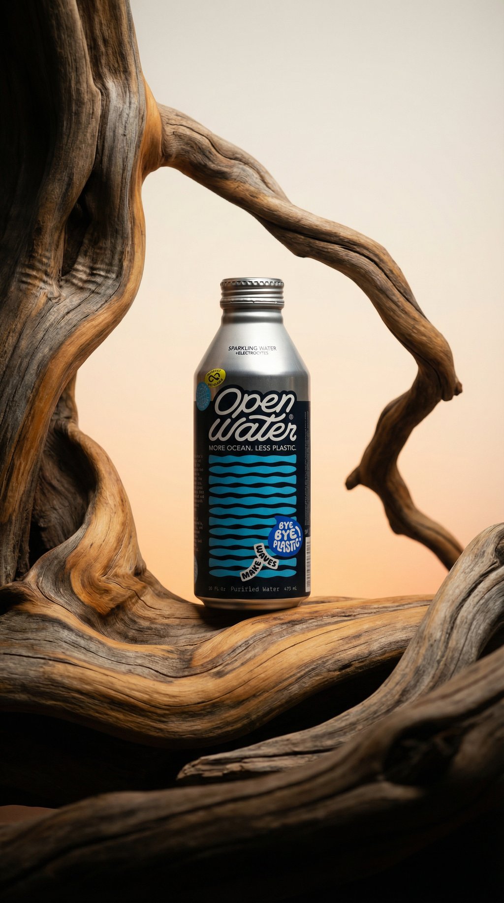AI product shot of 12oz Cans–Still Water