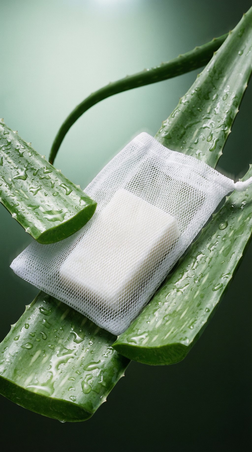 AI product shot of Complimentary Soap Bag