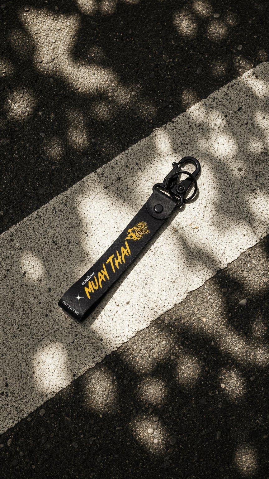 AI product shot of Carry the Fight™ Keychain