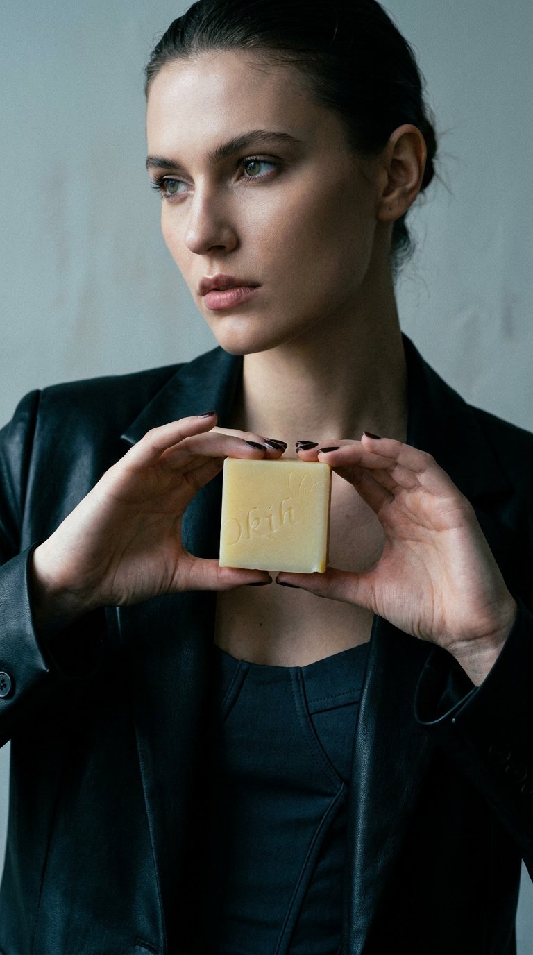 AI product shot of Neneh Shampoo Bar
