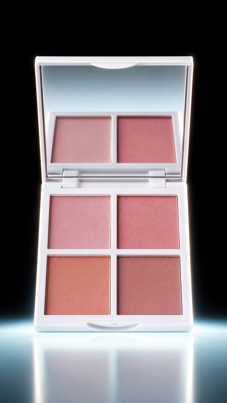 AI product shot of Sunset Blush Palette