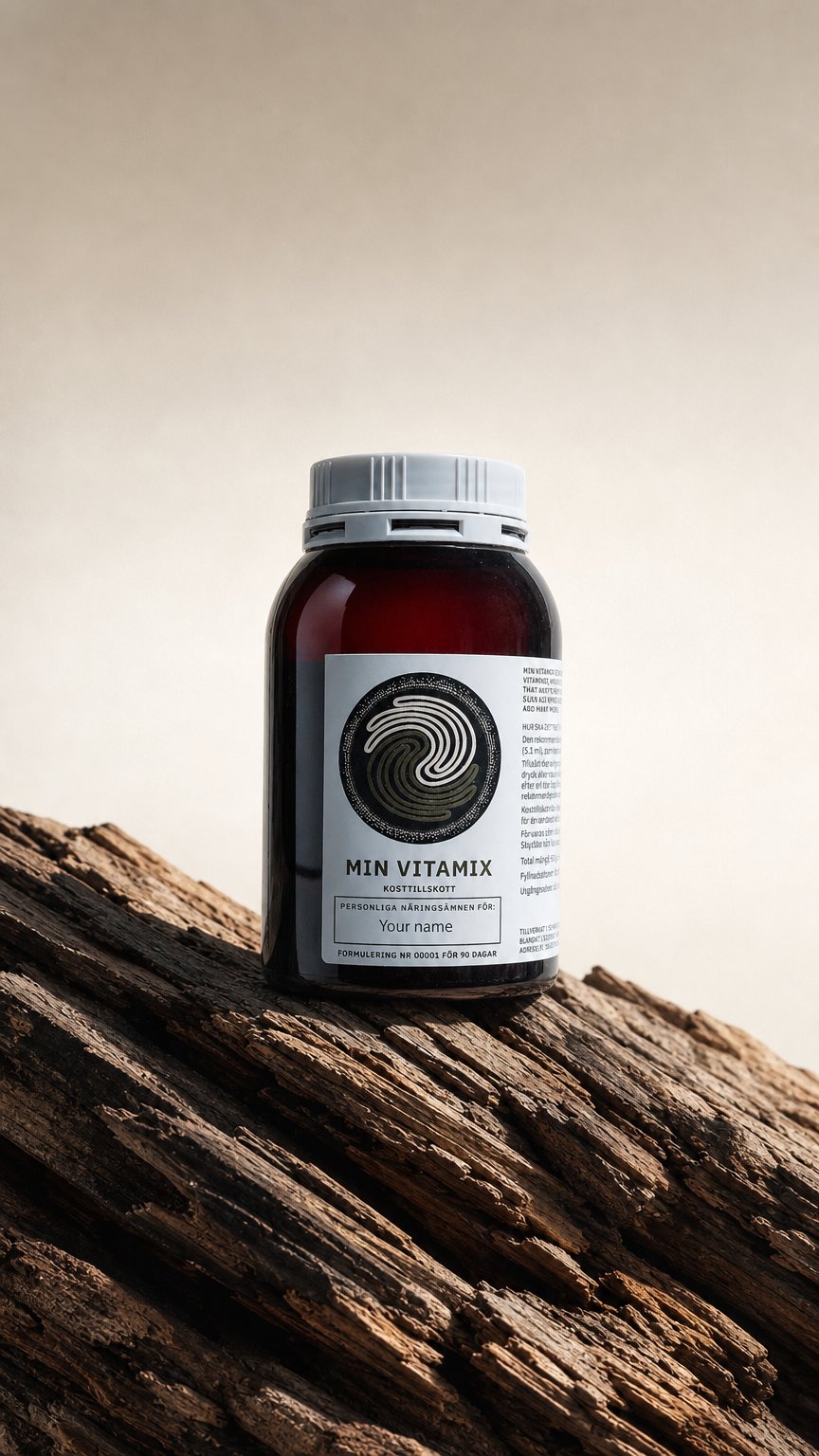 AI product shot of CORE - 90 days of personalised supplements with up to 27 Ingredients