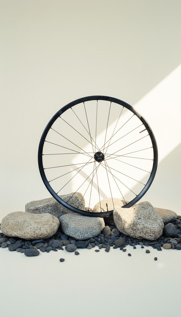 AI product shot of Ere Research Tenaci GR20 700c Gravel Wheelset - Black