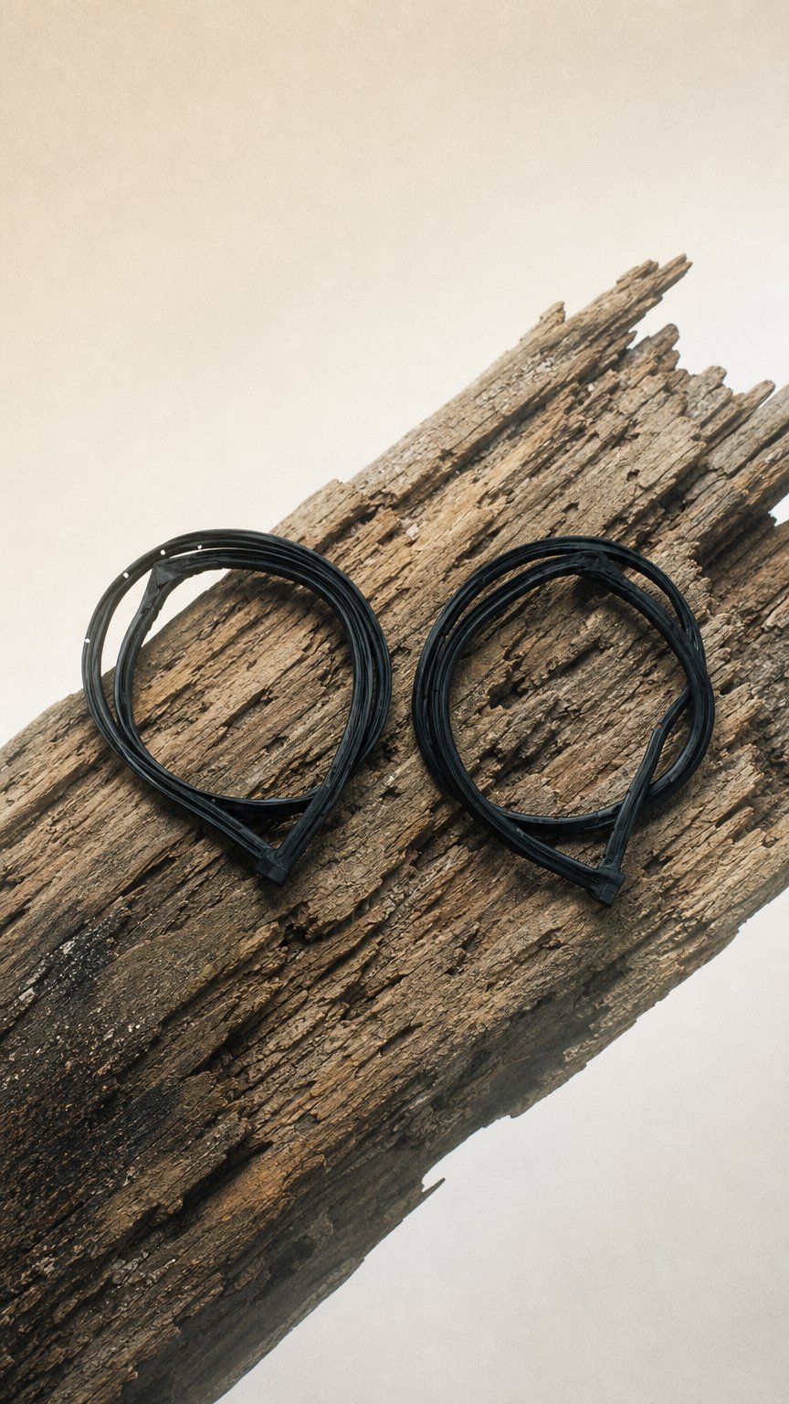 AI product shot of 1970-Early 1977 Corvette T-Top Weatherstrip, Pair