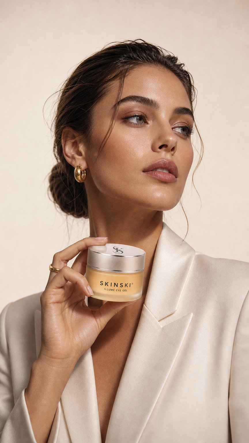 AI product shot of SKIИSKI® Illumé Eye Gel