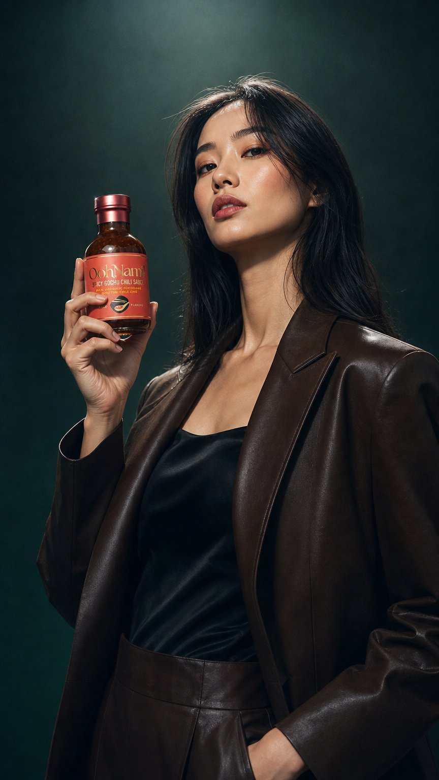 AI product shot of Spicy Gochu Chili Sauce