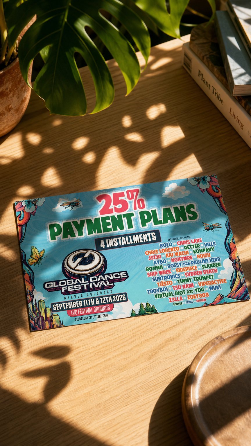 AI product shot of Global Dance Festival 2026 Tickets