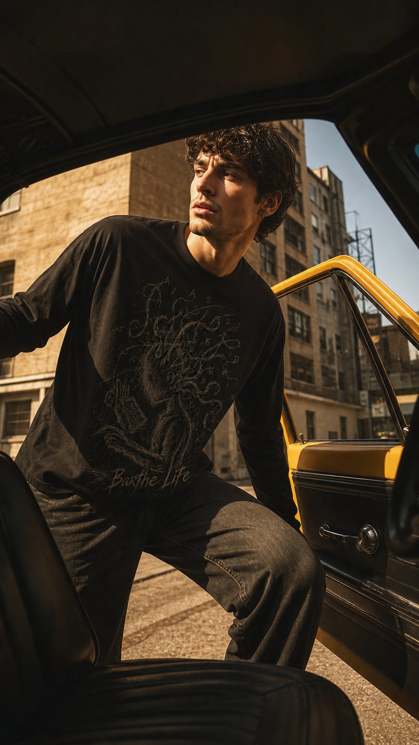 AI product shot of Long Sleeve - Le passé résonne