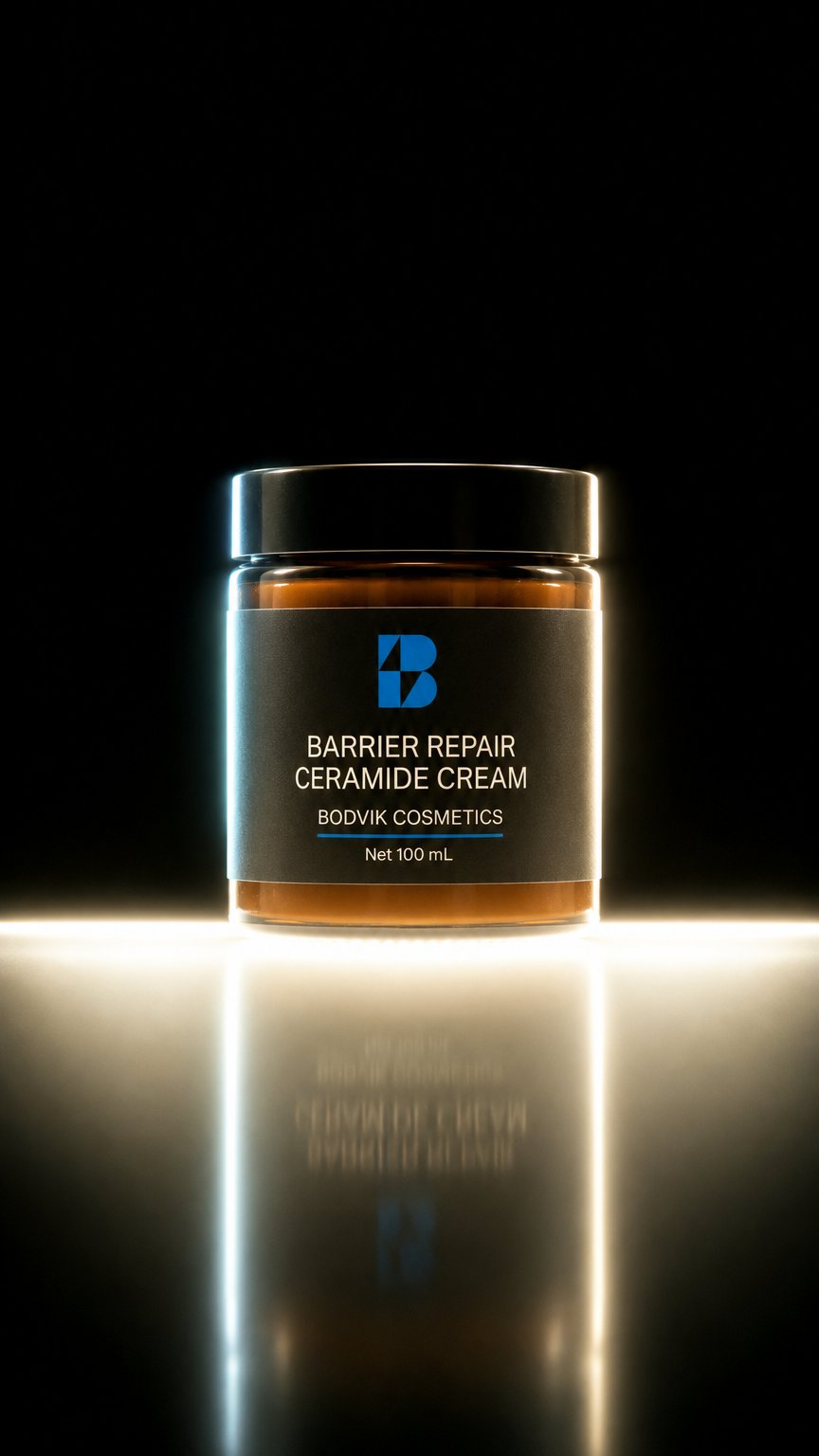 AI product shot of BodVik Cosmetics