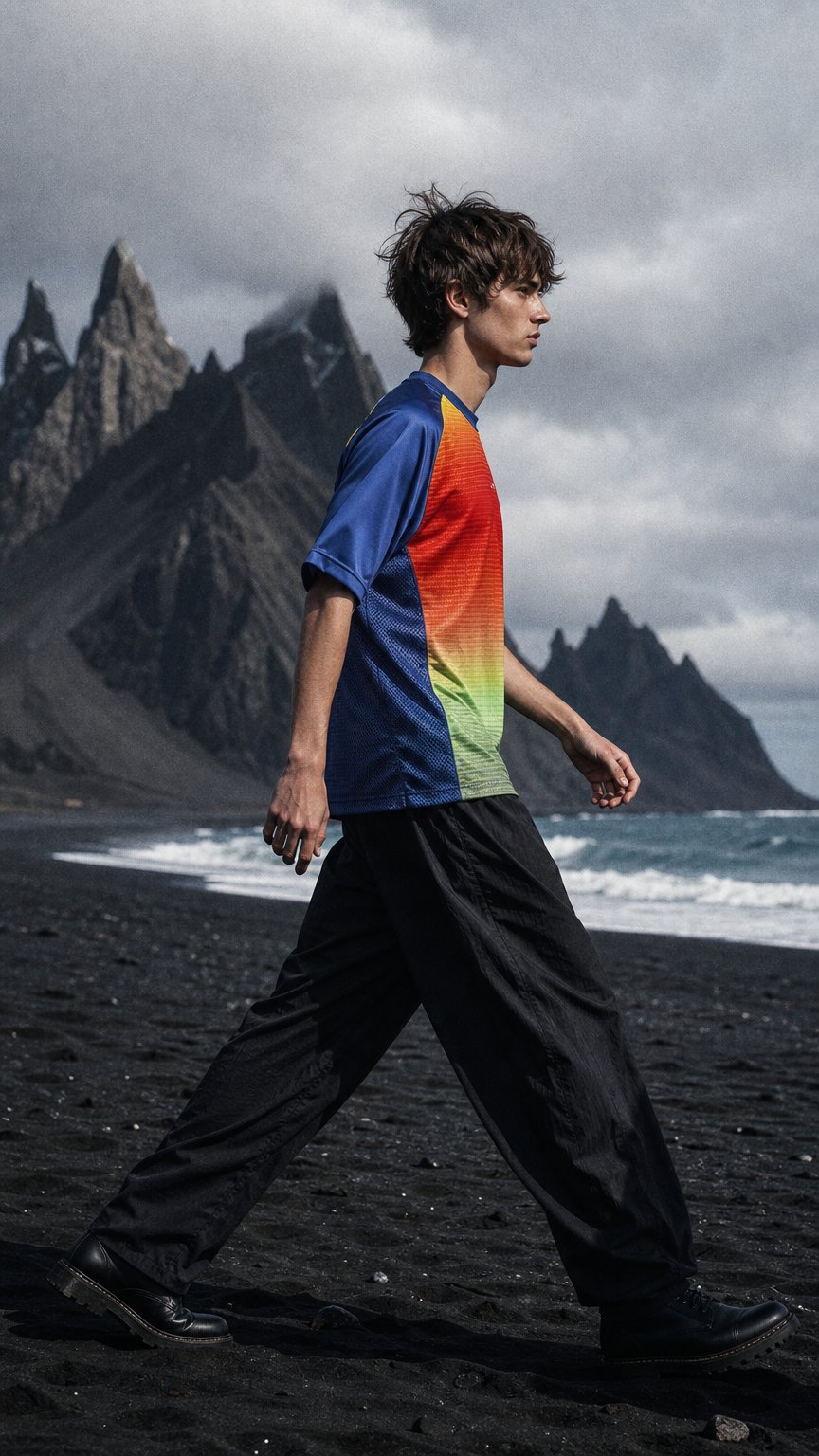 AI product shot of AFRICA UNITED JERSEY COLLAB
