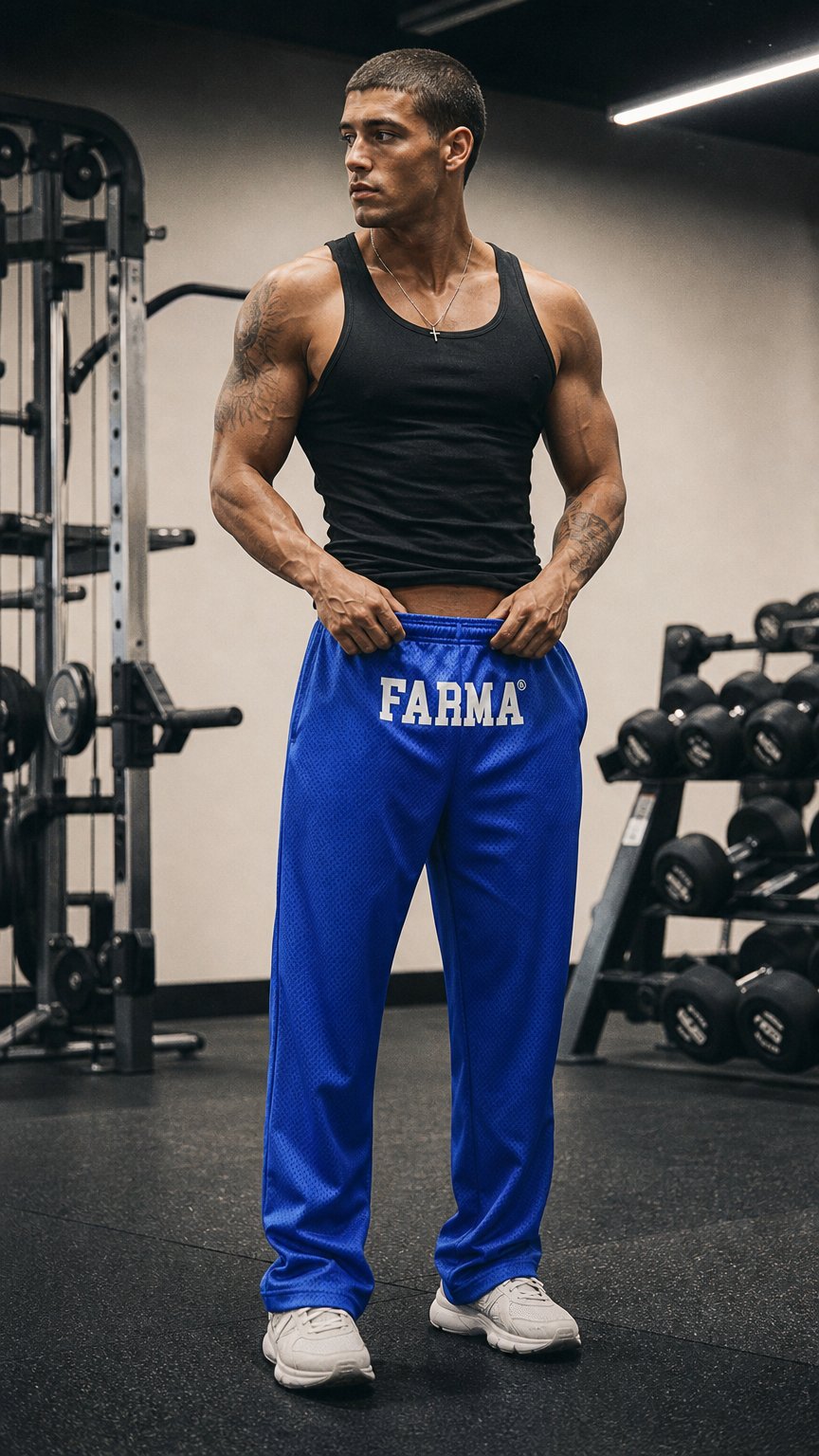 AI product shot of FARMA Mesh Pant