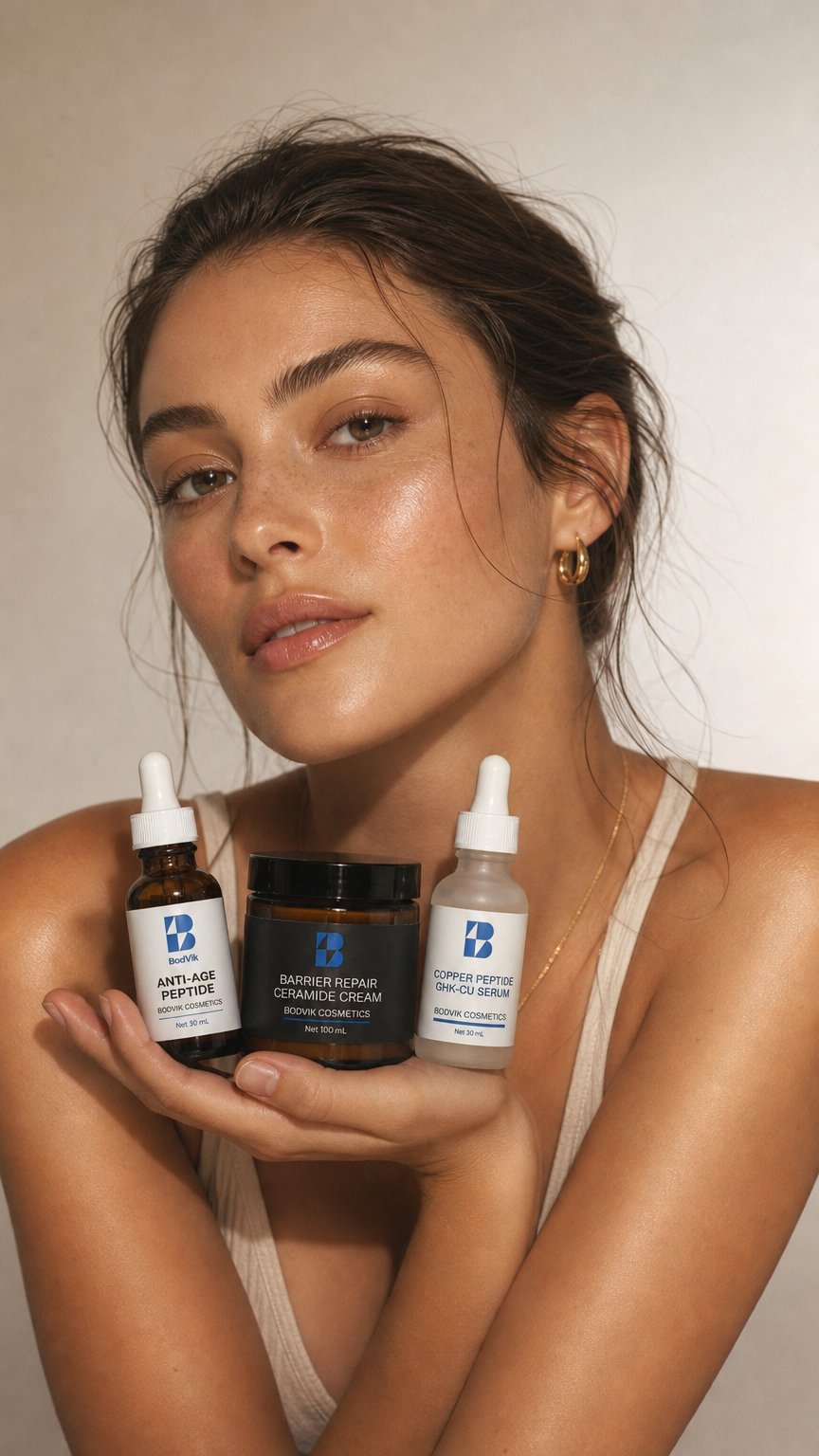 AI product shot of BodVik Cosmetics