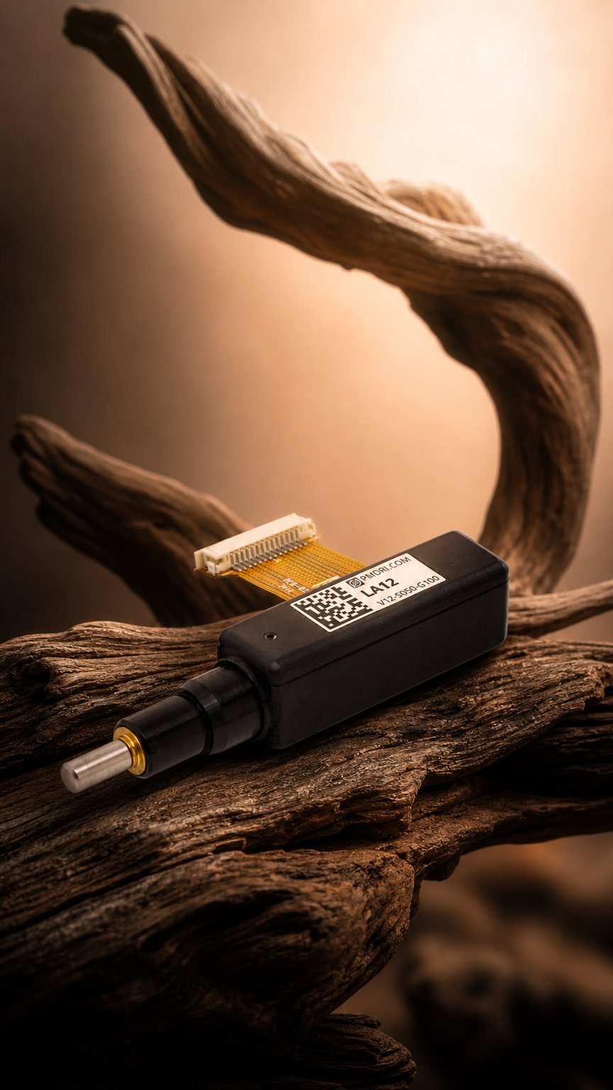AI product shot of Linear Actuator: 6v / 10mm stroke / 8N