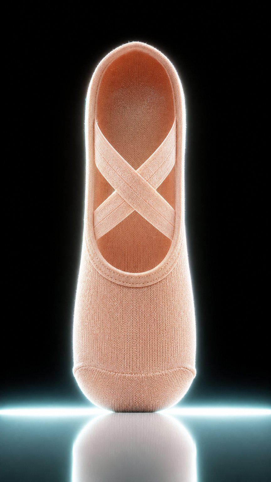 AI product shot of Ballerina Pilates Socks