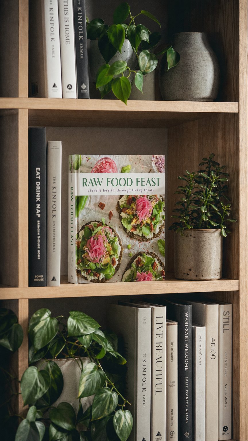 AI product shot of Raw Food Feast (ebook)
