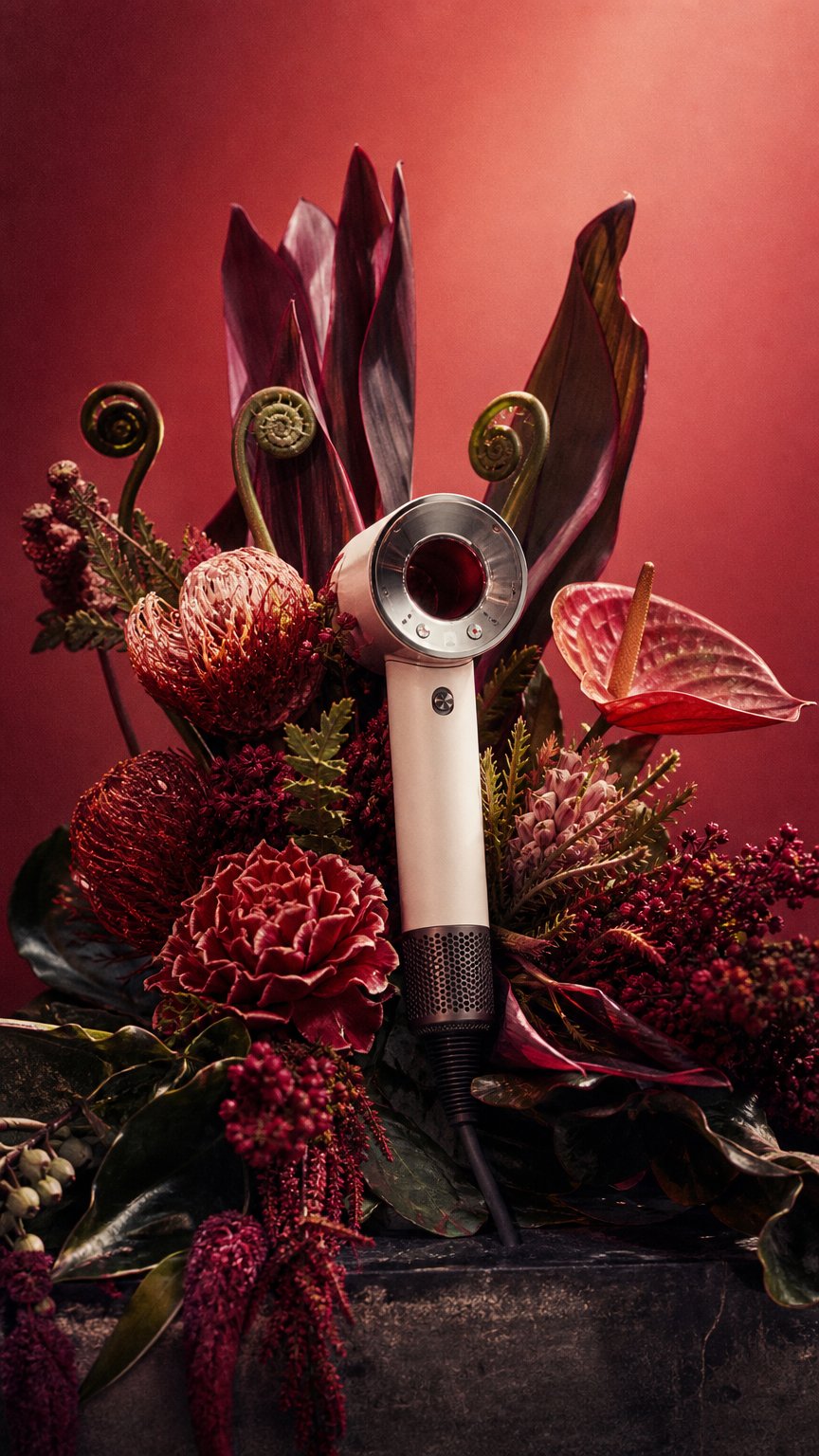 AI product shot of Dyson Supersonic