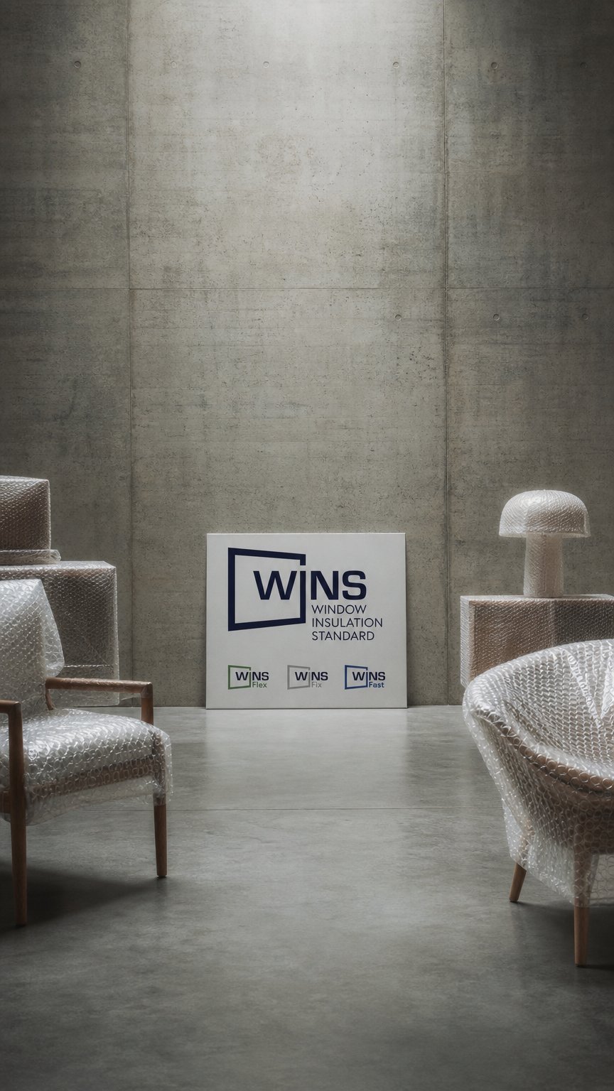 AI product shot of WINS - A standard that changed window installation
