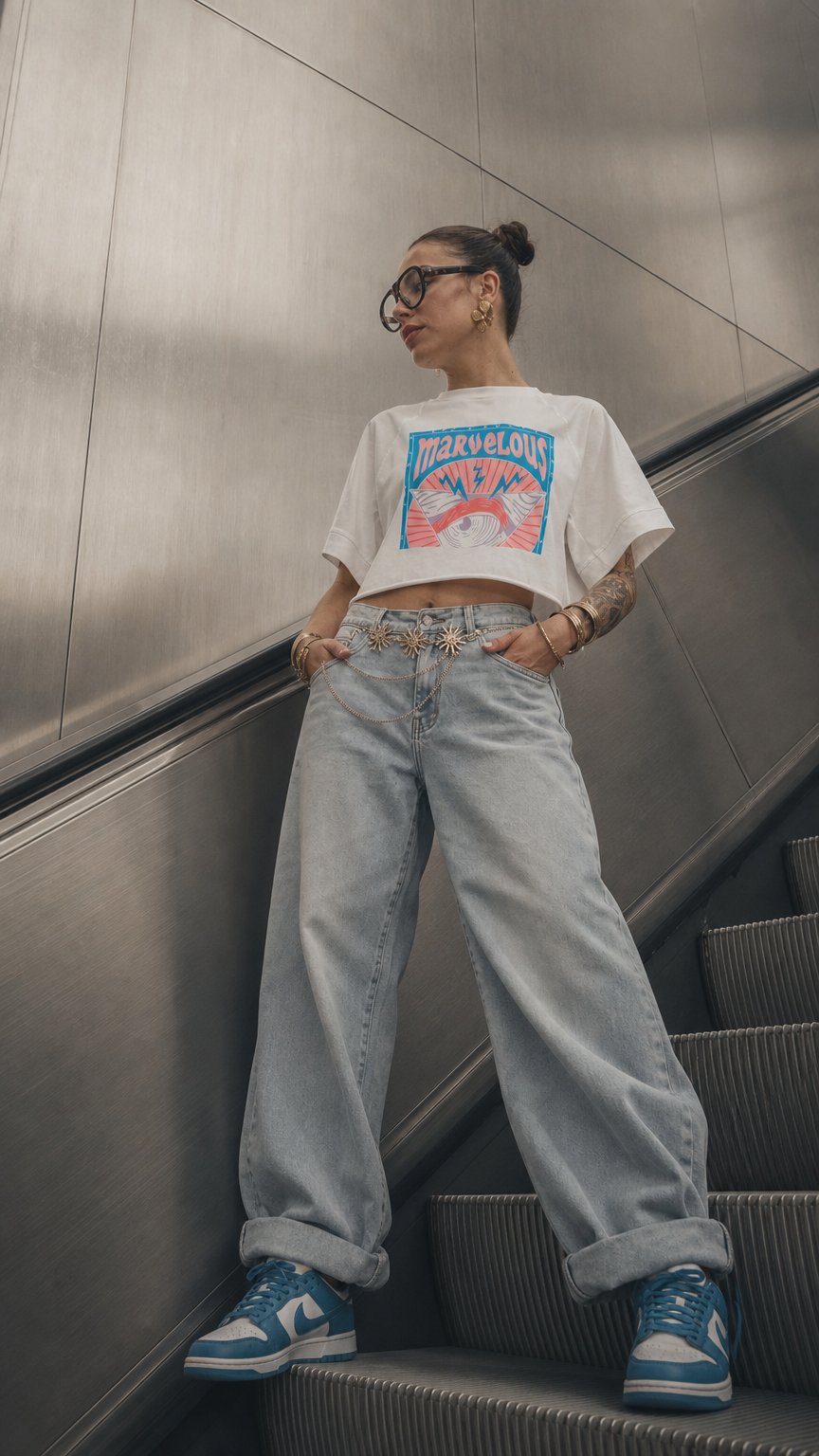 AI product shot of T-Shirt MARVELOUS