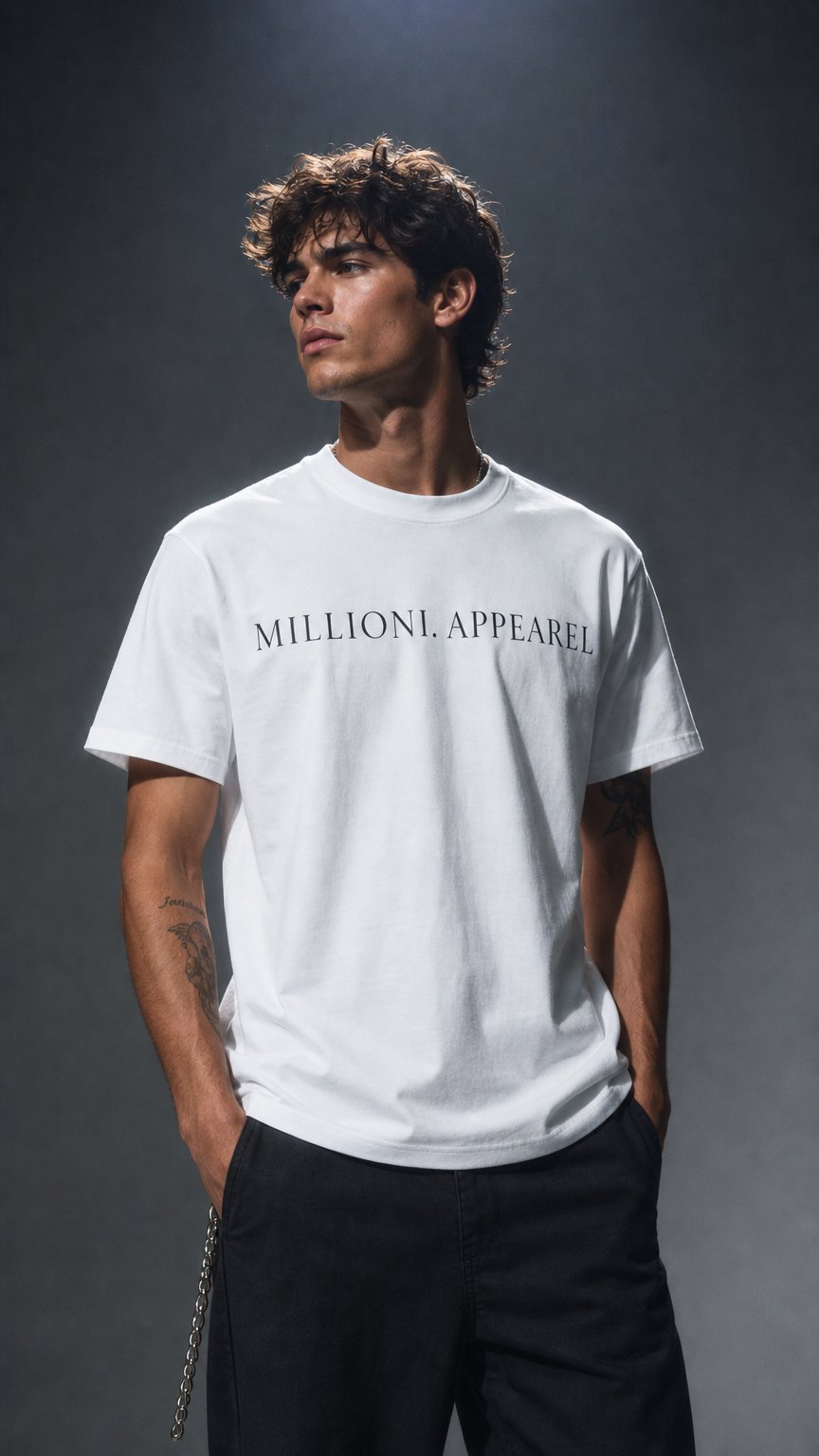 AI product shot of Millioni Tee