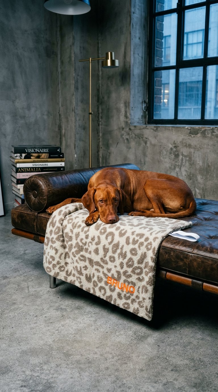 AI product shot of OUTDOOR HUNDEDECKE LEO TAUPE