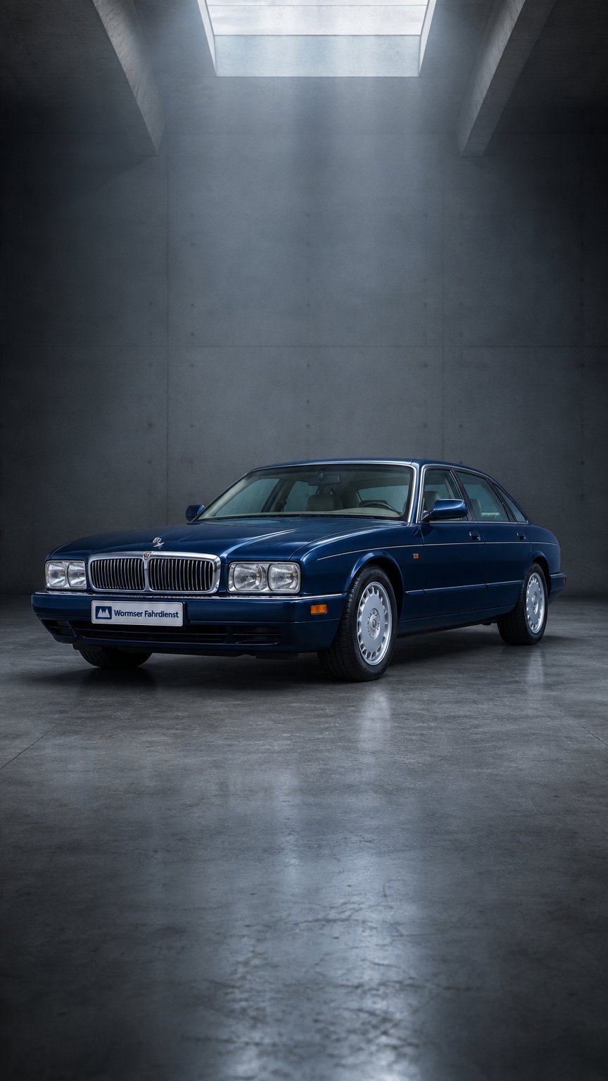 AI product shot of Personenbeförderung mit Mietwagen