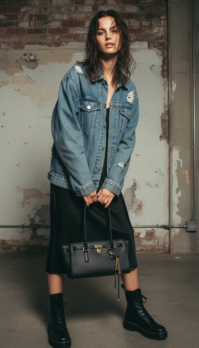 AI product shot of Hamilton Moderne Small Leather Satchel