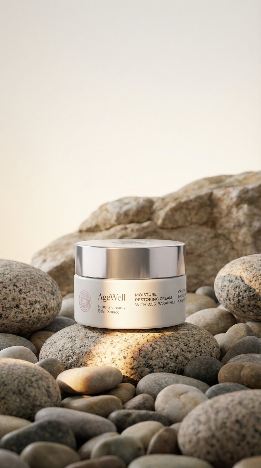 AI product shot of AGEWELL Moisturisers