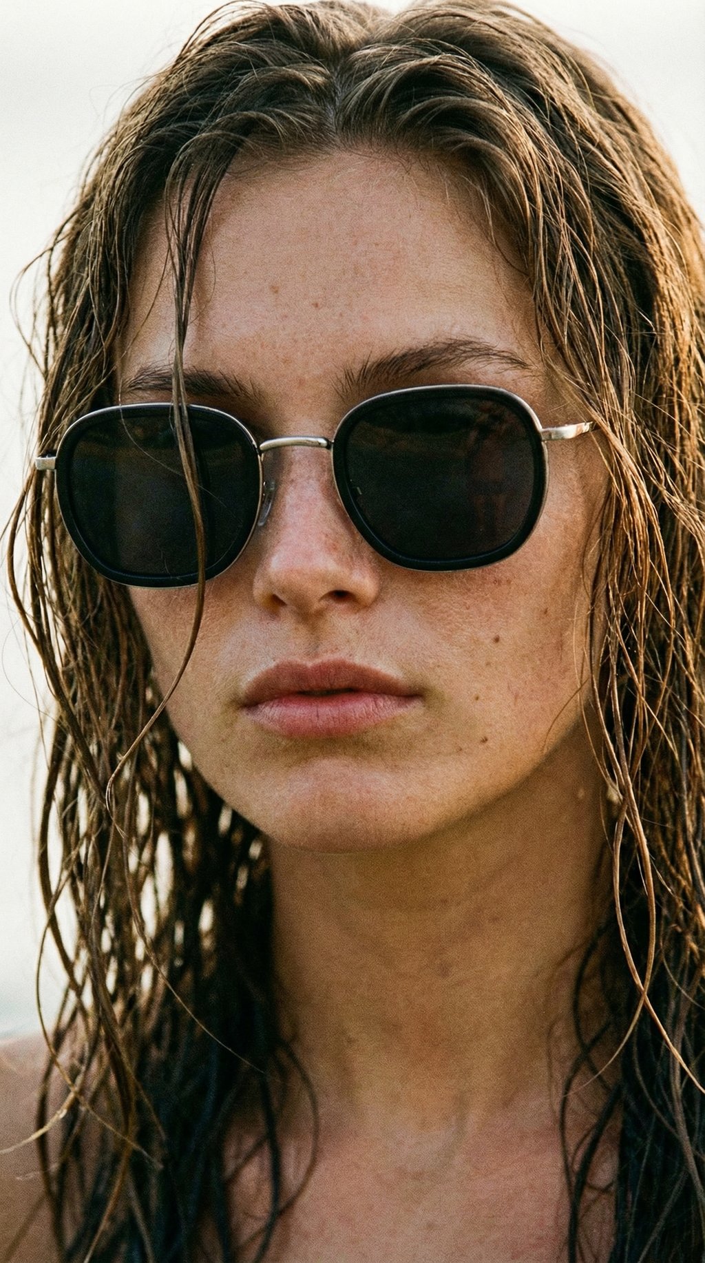 AI product shot of Cali Black Sunglasses