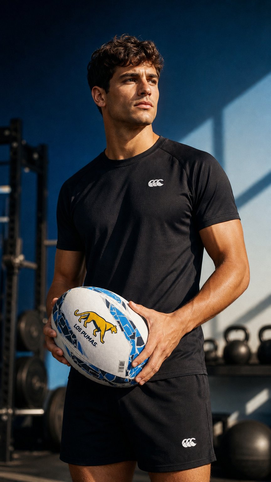 AI product shot of Personalised Argentina Rugby Supporter Ball