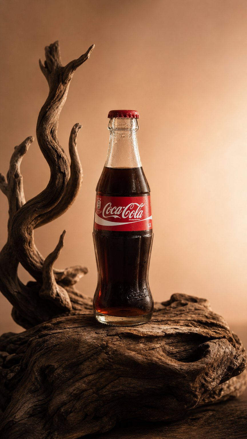 AI product shot of Coca-Cola