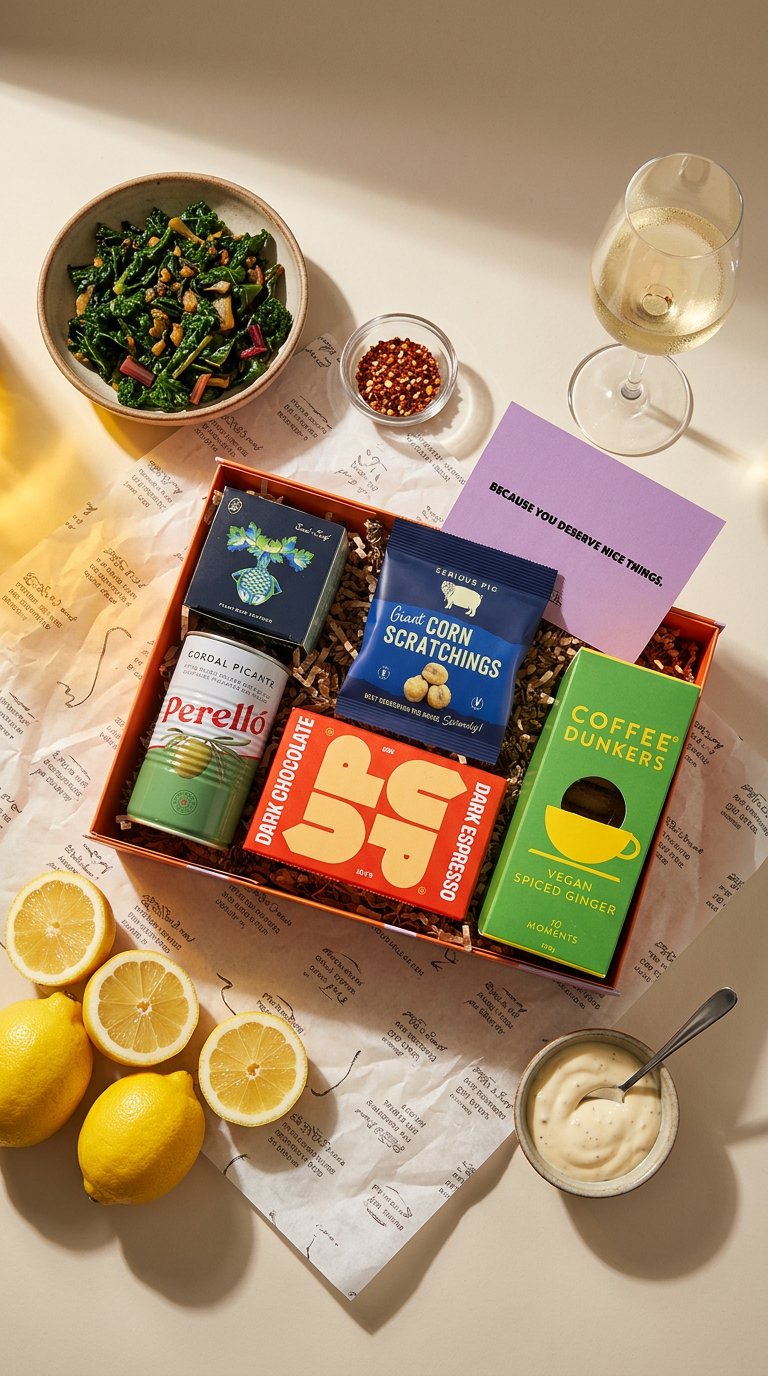 AI product shot of Vegan Vibes Only | Ready To Go Gift Box