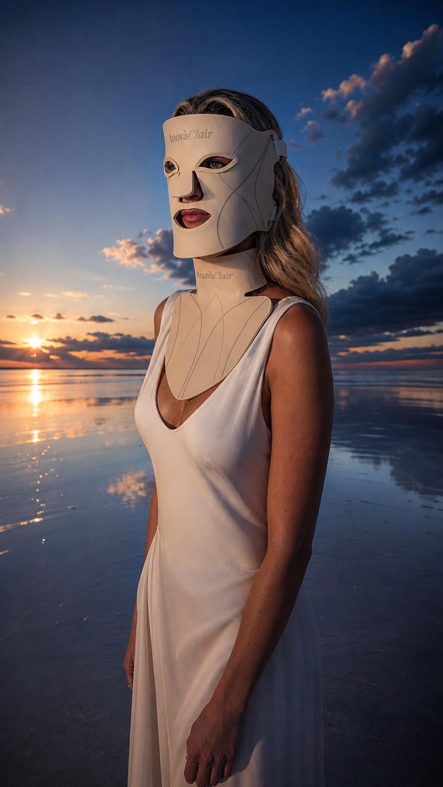 AI product shot of AnovàClair Advanced Full Coverage LED Mask