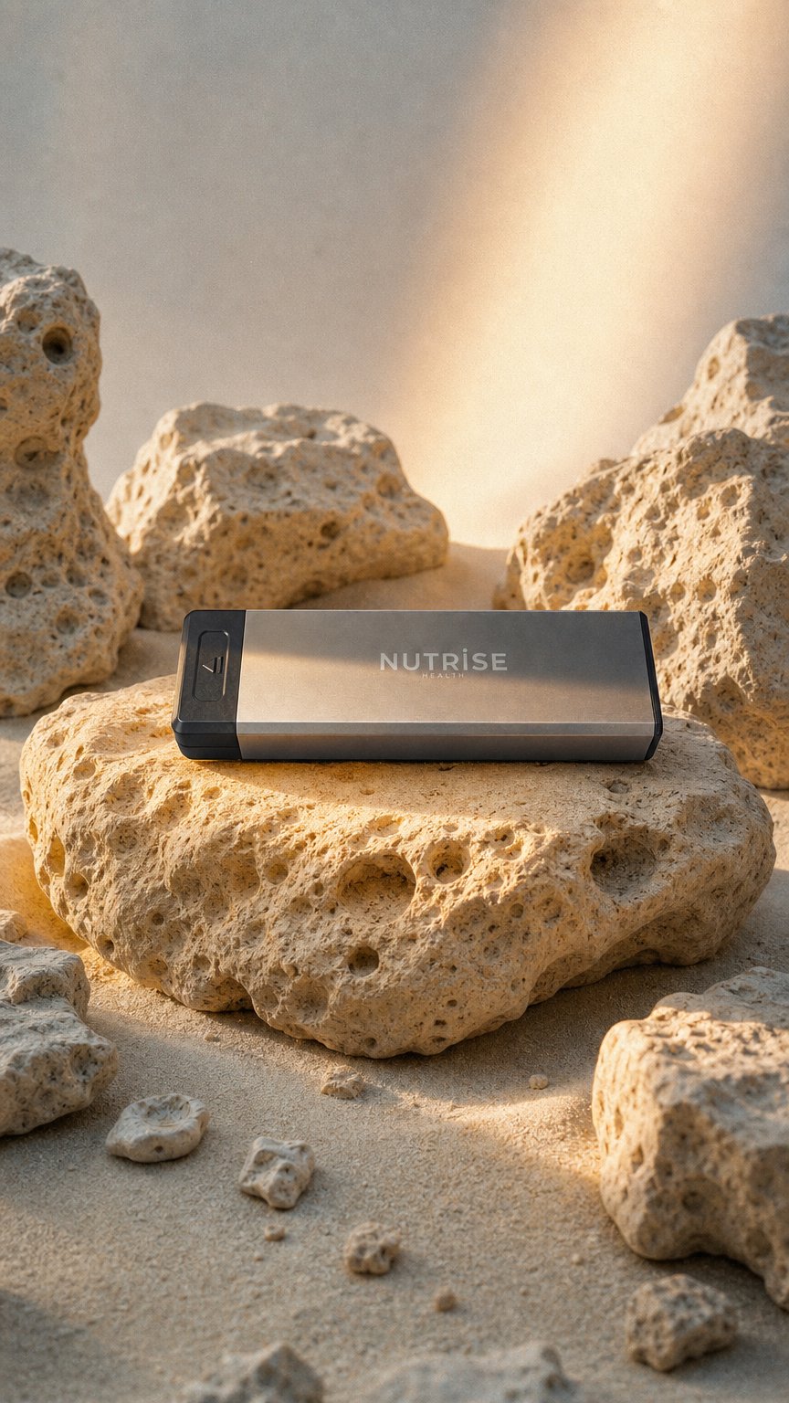 AI product shot of Premium Supplement Case – 7 Fächer