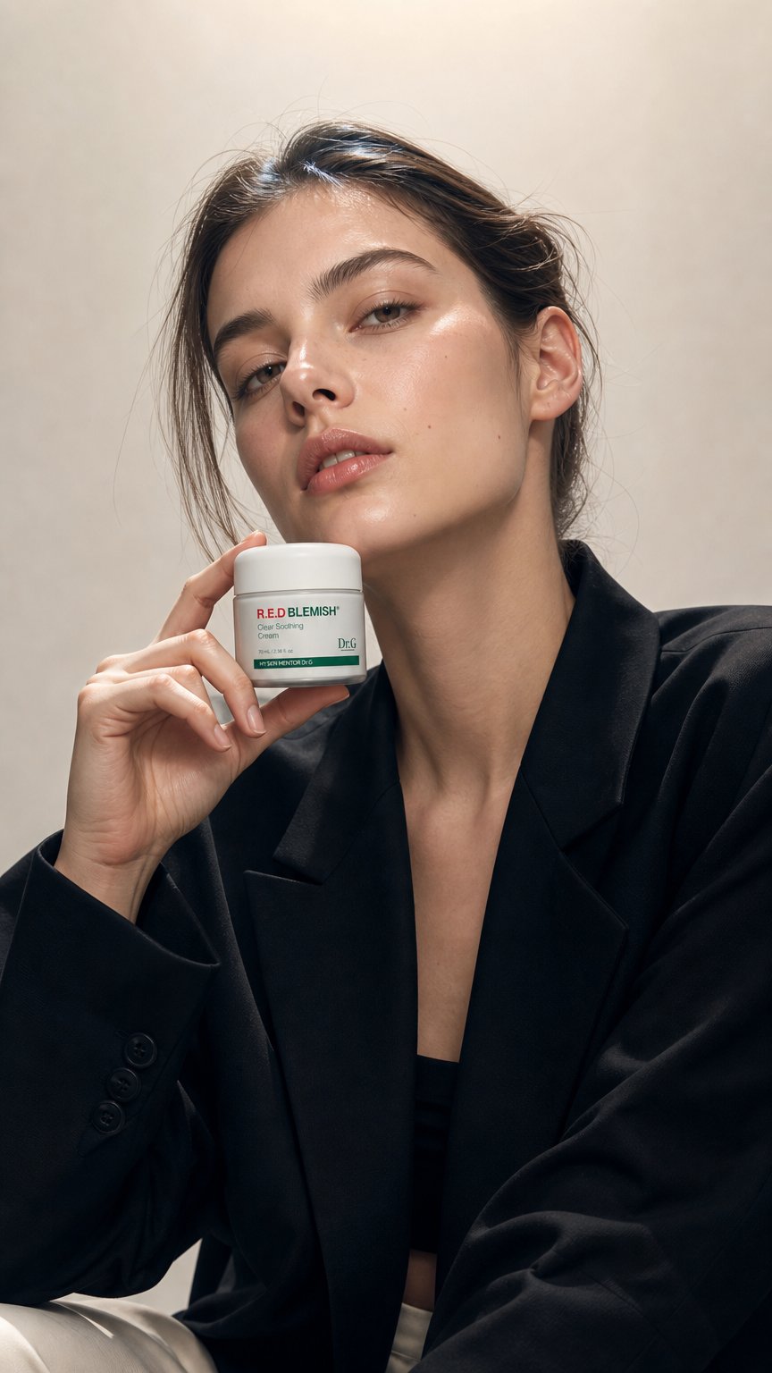 AI product shot of Dr.G - R.E.D Blemish Clear Soothing Cream - 70ml