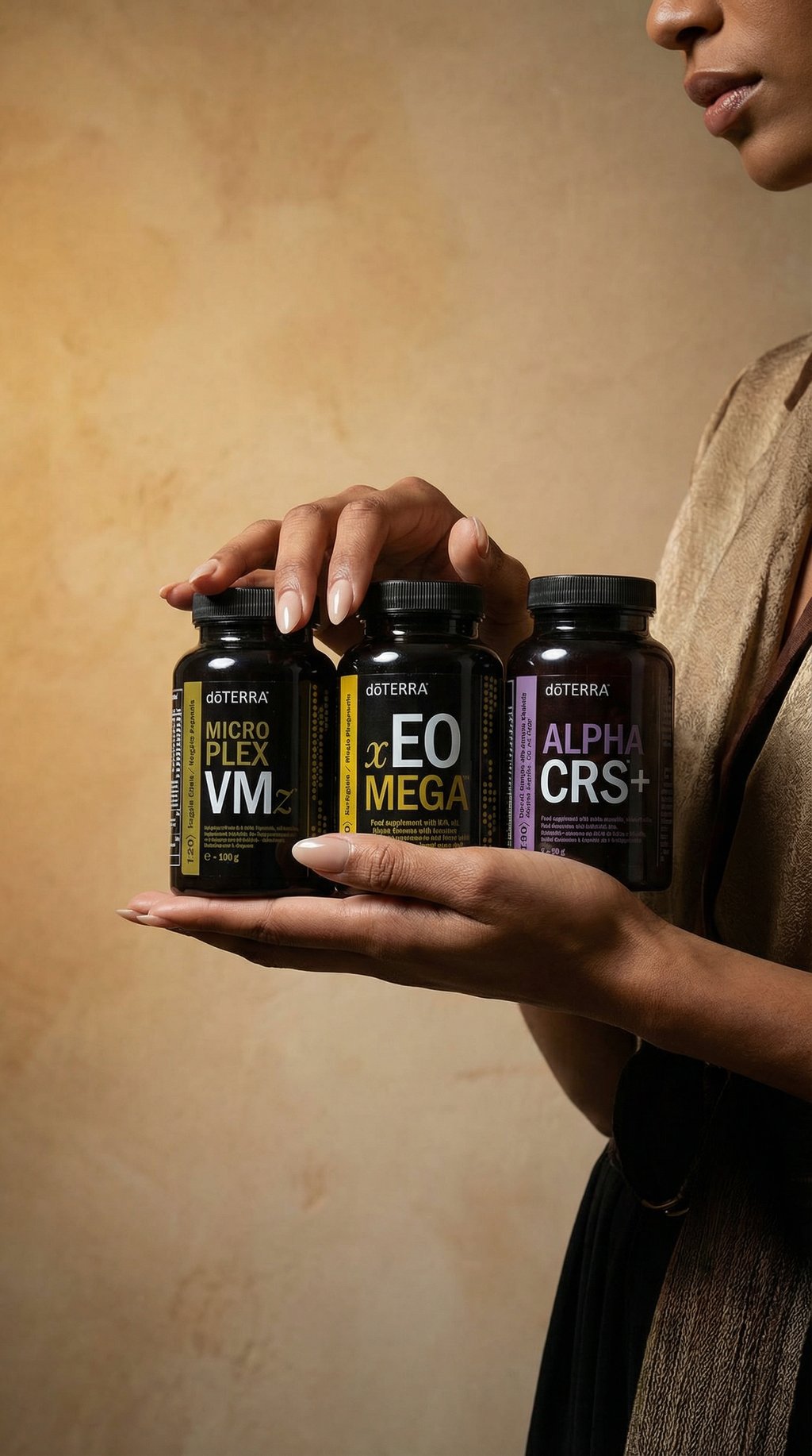 AI product shot of doTERRA Lifelong Vitality Pack (LLV)