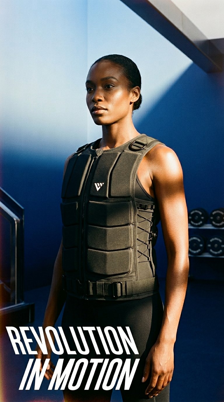 AI product shot of EVRVEST Weight Vest