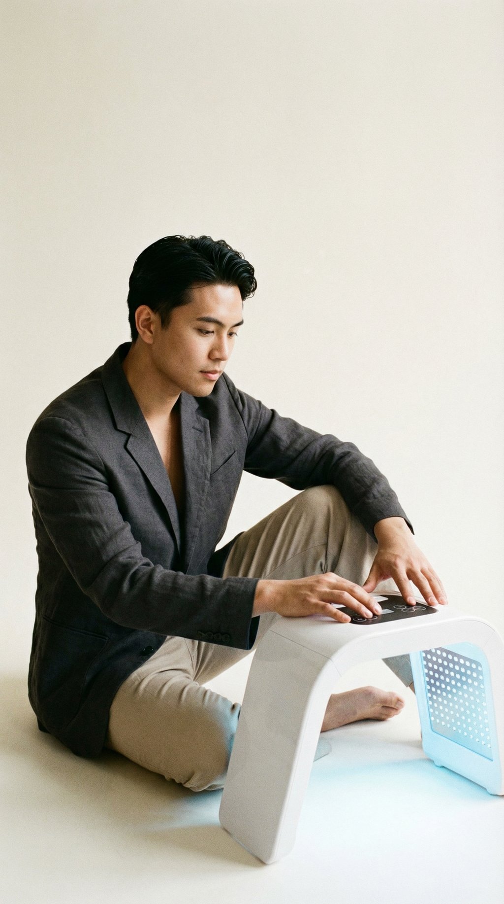 AI product shot of Omega Bright LED Light Therapy Photon Device